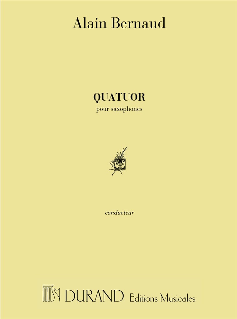 Quatuor Saxos Partition